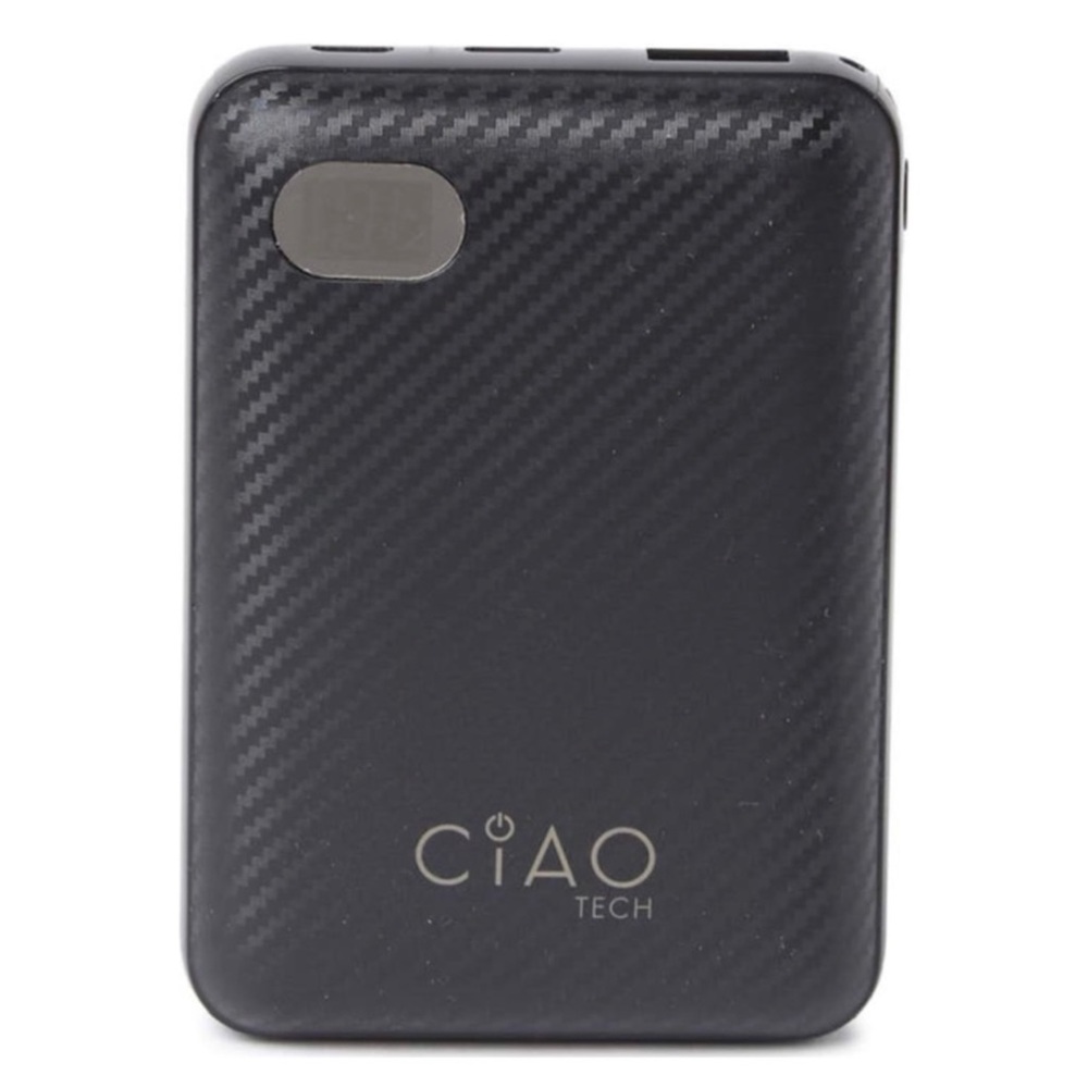 LIFEWARE CIAO TECH Portable Dual USB Rechargeable Power Bank Phone Charger Black